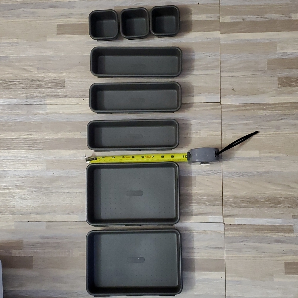 Desk drawer organizing set